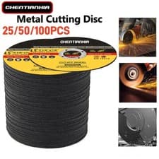 Image of 5-100X 115MM ULTRA THIN 1MM METAL CUTTING BLADE DISC FOR STEEL & STAINLESS ANGLE