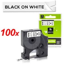 Image of Dymo D1 Label Tape 45013 45010 40913 12mm 9mm 6mm for Label Mananger 160 280 PnP