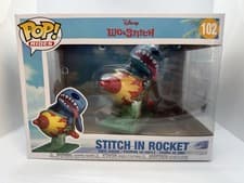 Image of Funko Pop! Rides Disney Lilo & Stitch - Stitch In Rocket #102 - Brand New
