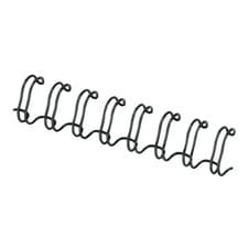 Image of Fellowes Wire Binding Element Accessories Office 10mm Black (Pack of 100) 53265