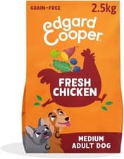 Image of Edgard & Cooper Grain Free Dry Dog Food For Medium Breed Adult Dogs (2.5kg), Fr