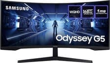 Image of Samsung Odyssey G5 LC34G55TWWPXXU 34" 1000R Curved Gaming Monitor 165Hz, 1440p