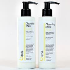 Image of Cleansing Milk Dry Oily Skin 200ml x 2 Make Up Remover Face and Eyes
