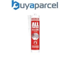 Image of EVO-STIK 30613626 112896 All Purpose Flex Silicone Sealant Clear C20 EVOAPFSSC