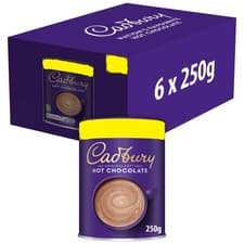 Image of Cadburys Original Drinking Hot Chocolate Pack of 6x250g