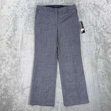 Image of Jones New York Bootcut Dress Pants Women's Size 6P Gray Easy Care Flare Trousers