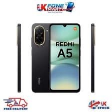 Image of XIAOMI REDMI A5 3GB 64GB MIDNIGHT BLACK UNLOCKED SMARTPHONE OCTACORE ANDROID 15