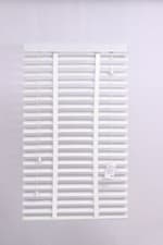 Image of FAUX WOOD VENETIAN BLINDS 50MM WHITE WOOD WOODEN WINDOW BLIND EASY FIT TRIMMABLE