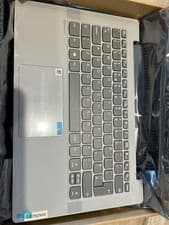 Image of Lenovo IdeaPad 5-14ALC05 Palmrest Cover Touchpad Keyboard UK Silver 5CB1C13576