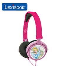 Image of Lexibook HP010DP Disney Princess Rapunzel Stereo Headphone, kids safe, foldable