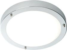 Image of National Lighting Bathroom Ceiling Light - Dimmable LED Flush Bath Light with F