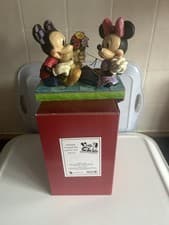 Image of Disney Traditions Mickey & Minnie I Picked This Just For You Figure New Boxed.