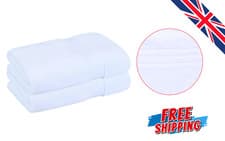 Image of 100% Egyptian Cotton Bath Sheets Super Soft & Absorbent Plush 500 GSM Pack of 2
