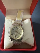 Image of Michael Kors MK5556 Lexington Gold Pvd Ladies Watch (needs a battery )
