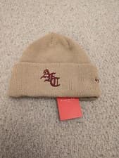 Image of Arsenal 47 Beige Monogram Cuff Beanie