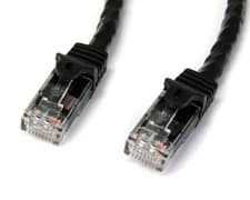 Image of N6PATC7MBK Startech Black Gigabit Snagless RJ45 UTP Cat6 Patch Cable 7m