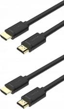 Image of 2x 1.5m Black Displayport Cable M/m