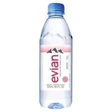 Image of Evian Natural Bottled Mineral Still Water 24 x 500ml Bottles
