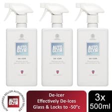 Image of Autoglym De-Icer Quickly Clear Frost, Ice or Snow Without Re-freezing 500ml, 3Pk
