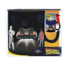 Image of BACK TO THE FUTURE - OFFICIAL - HEAT CHANGING MUG - DELOREAN DESIGN - NEW&SEALED