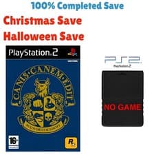 Image of Canis Canem Edit Bully PlayStation 2 PS2 Memory Card Game Save 100% Complete
