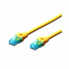 Image of DIGITUS 1.5M CAT.5e UTP PATCH CABLE - YELLOW