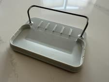 Image of New Joseph Joseph Genuine Spare Part Surface Sink Tidy - Ecru & Stainless Silver