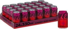 Image of Coca Cola Zero Sugar Can Cherry 330 ml (Pack of 24)
