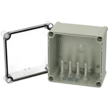 Image of Fibox 5330059 PC 19x19x13cm T Enclosure, PC Transparent cover