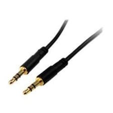Image of 15 ft Slim 3.5mm Stereo Audio Cable - M/M