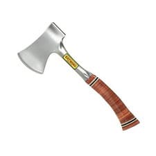 Image of Estwing ESTE14A 13" 20oz Sportsmans Axe With Leather Grip 2.75" Blade Edge