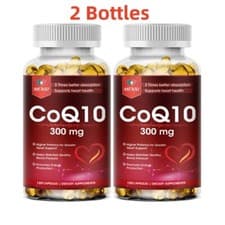 Image of CoQ-10 300mg 240 Softgels Coq10 Co Q10 Coenzyme Heart Support NON GMO