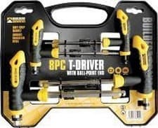 Image of 8pc Hex T-Drivers Ball Ended Soft Grip Handles Chrome Vanadium Steel Great Value