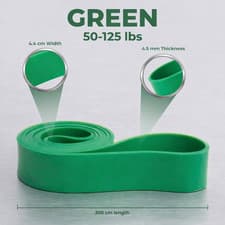 Image of Resistance Bands Pull Up Heavy Duty Set Assisted Exercise Tube Home Gym Training