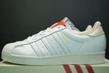 Image of adidas Superstar X 424 Shelltoe Shoes FW7624 White Scarlet Size UK 4.5 Sneakers
