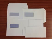 Image of DL, C5, C4, C6 ENVELOPES SELF SEAL WHITE 80 + 90 gsm WITH / WITHOUT WINDOW + 24H