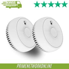Image of FireAngel Smoke Alarm with 1-Year Battery – Twin Pack 100% ORIGINAL ⭐⭐⭐⭐⭐