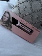 Image of ELLE Pink Wave Curler Led Indicator Soft Touch Matt Finish Regular Size Curler