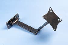 Image of Multi-positional TV Monitor Bracket Black, Metal, Extension 37cm(max) Wall Mount