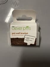 Image of Clever Pots 20cm Pot Wall Brackets x 12 Wilko Garden Pot Gardening Brackets