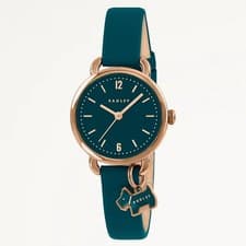 Image of Radley Watch RY21932A Ladies Teal Leather Strap - New & Boxed - RRP £99.95