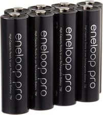 Image of Panasonic Eneloop Pro Rechargeable Batteries AA 2550mAh AA 2500mAh AAA950mAh