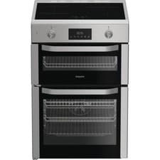 Image of Hotpoint HDE6IDC2X 60cm Free Standing Electric Cooker with Induction Hob