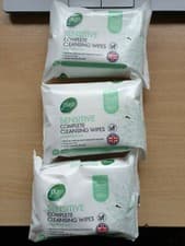 Image of PURE FACIAL SENSITIVE COMLETE FACE CLEANSING WIPES 3 X  PACKS JUST £7.39FREEPOST