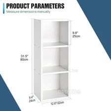 Image of 2/3/4/5 Tier Cubes Drawers Shelving Storage Unit Bookcase Cabinet Living Room