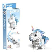 Image of EUGY 3D Unicorn Sky No.69 Model Craft Kit