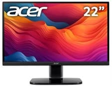 Image of Acer KA222Q H PC Monitor 21.5" Full HD LED 100Hz 4ms Black