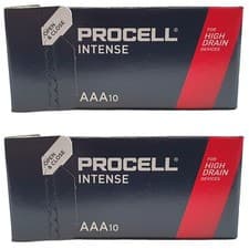 Image of Duracell Procell Intense AAA Batteries 1.5V Alkaline Pack of 20