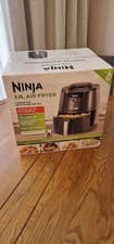 Image of Ninja AF100UK Air Fryer 3.8L 1550W 4-in-1 Digital Healthy Fryer Grey Black New