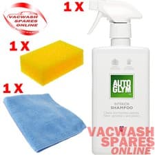 Image of AUTOGLYM INTERIOR SHAMPOO 500ML FABRIC SEATS & UPHOLSTERY / WHITE WALL CLEANER